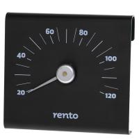 Термометр Rento алюминиевый, черный